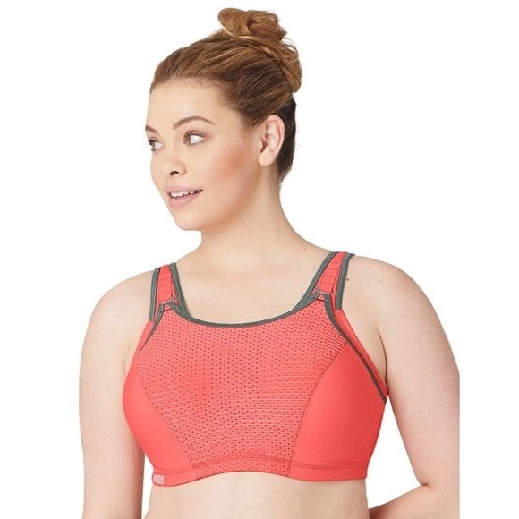 NWOT Glamorise 44DD Elite Performance Adjustable Underwire Sport Bra 9167 117468